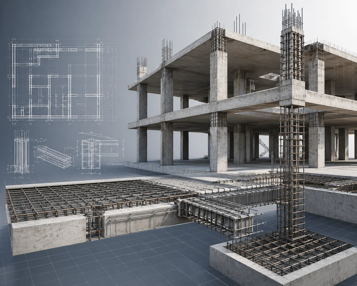 Simple Rcc Frame Structure Picture RCC Structure Explained: Basics, Components & Design Guid...